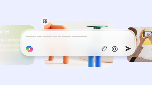 Abbildung der Funktion „Erstellen“ in Microsoft 365 Copilot