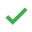 Green checkmark icon