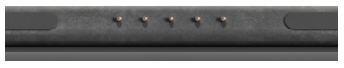 Picture of the 5 pin style connector for Surface Pro Keyboard