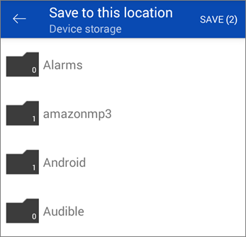 Zapisywanie plików z usługi OneDrive