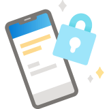 Uma imagem conceptual de um smartphone e um cadeado