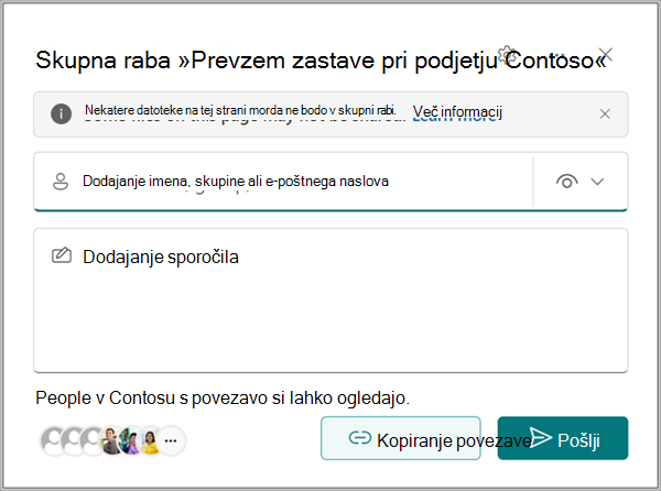 Ustvarjanje in uporaba sodobnega SharePointovega posnetka zaslona One različica three.png