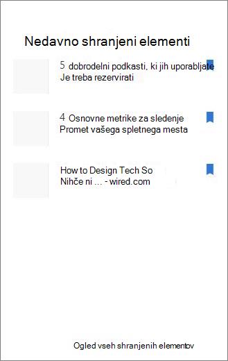 Nedavno shranjeni elementi